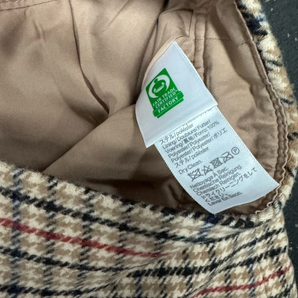 J. Crew Plaid wool-blend A-line mini skirt, NWT, Size 6 - Picture 5 of 10